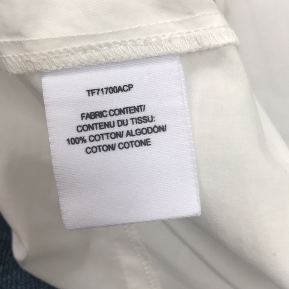 Derek Lam 10 Crosby Button Up Tie Back top 0 XS - Picture 9 of 12